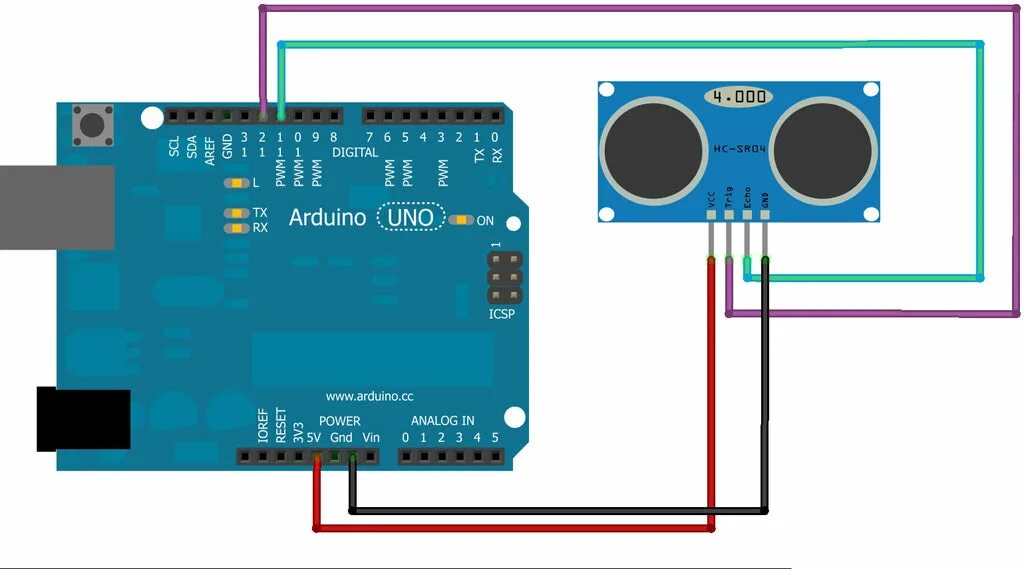 Подключение ультразвукового датчика hc sr04 к ардуино HC-SR04 Ultrasonic Range Measurement Module- Sunhokey Electronics Co., Ltd