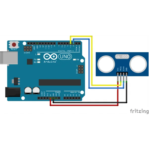 Подключение ультразвукового датчика к ардуино уно Ультразвуковой дальномер HC-SR04 AliExpress