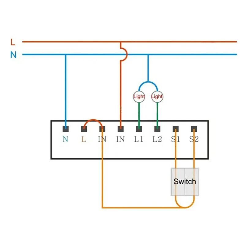Подключение умного реле без нейтрали Оригинальный беспроводной релейный модуль Aqara, двухканальный переключатель-кон