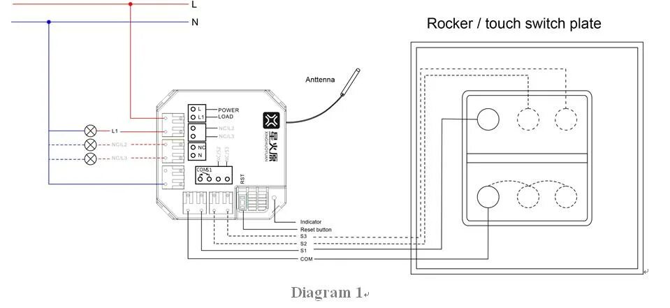 Подключение умного реле zigbee RELAY MODULE - Ruiting Tech 睿 廷 科 技