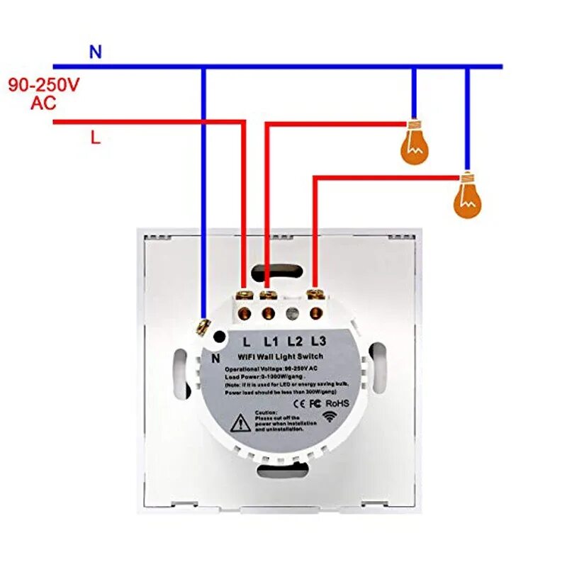 Подключение умного выключателя без нейтрали Умный выключатель света как подключить фото - DelaDom.ru