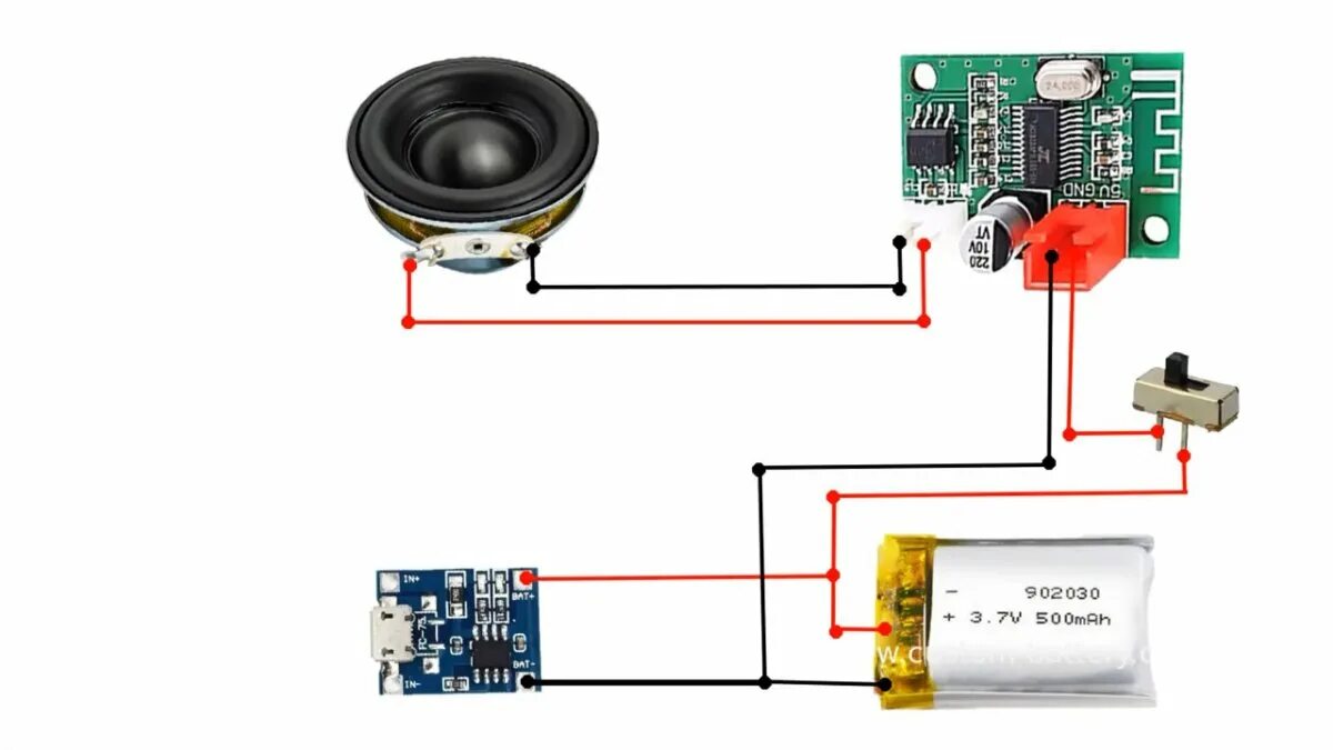 Подключение умной колонки к телефону Как сделать мини сабвуфер с Bluetooth