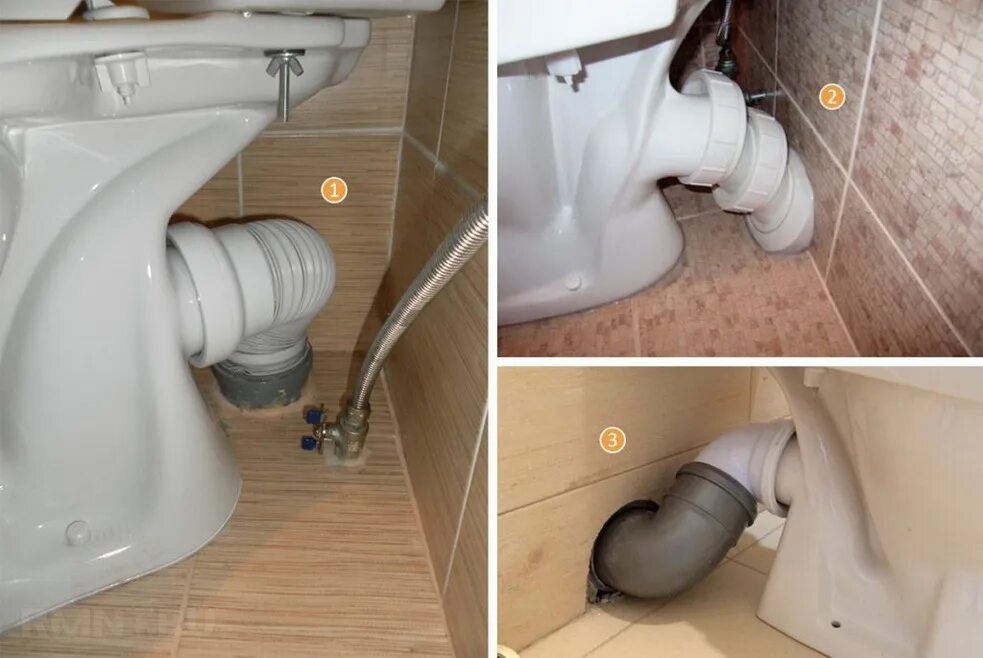 Подключение унитаза без гофры непосредственно в трубу I perform all types of plumbing works: installation of a mixer, installation of 