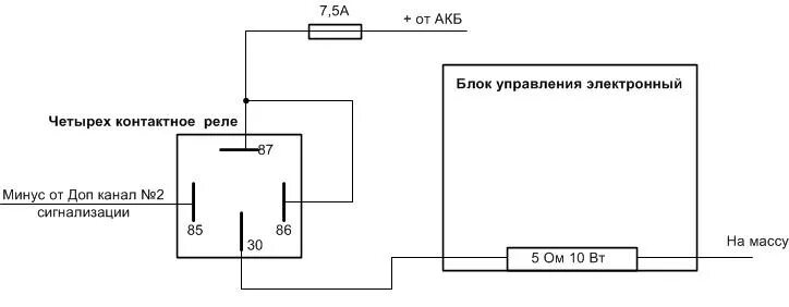 Подключение управляющего реле Электронный блок управления D17 (Плохой запуск в морозы) - Honda Stream (RN), 1,