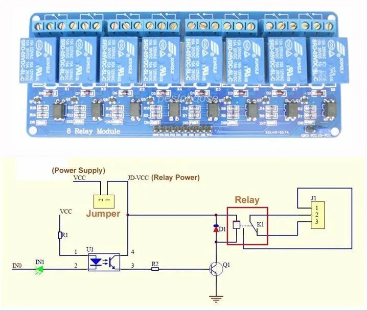 Подключение управляющего реле 8 Channel Relay - Project Guidance - Arduino Forum