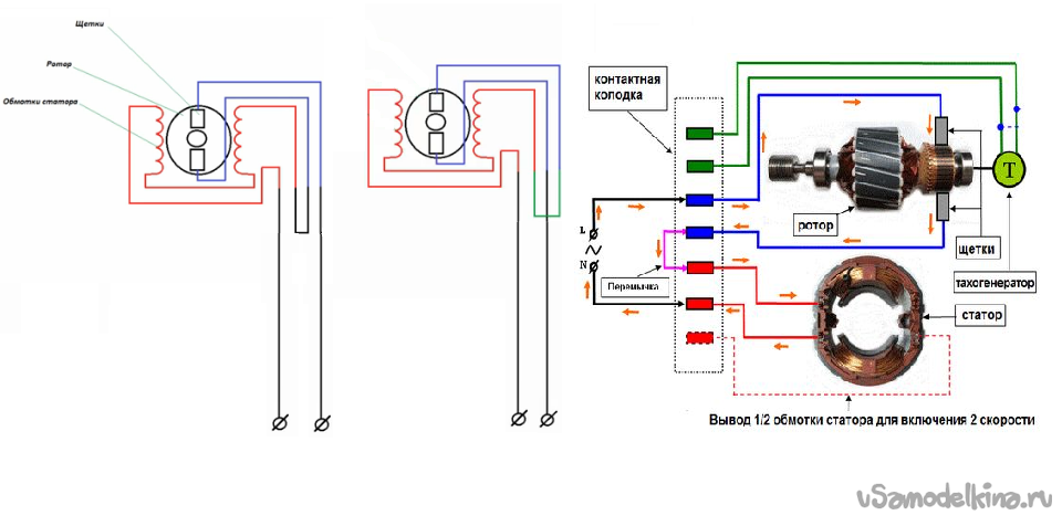 Подключение us 52 к двигателю стиральной машины Мой фрезерный стол