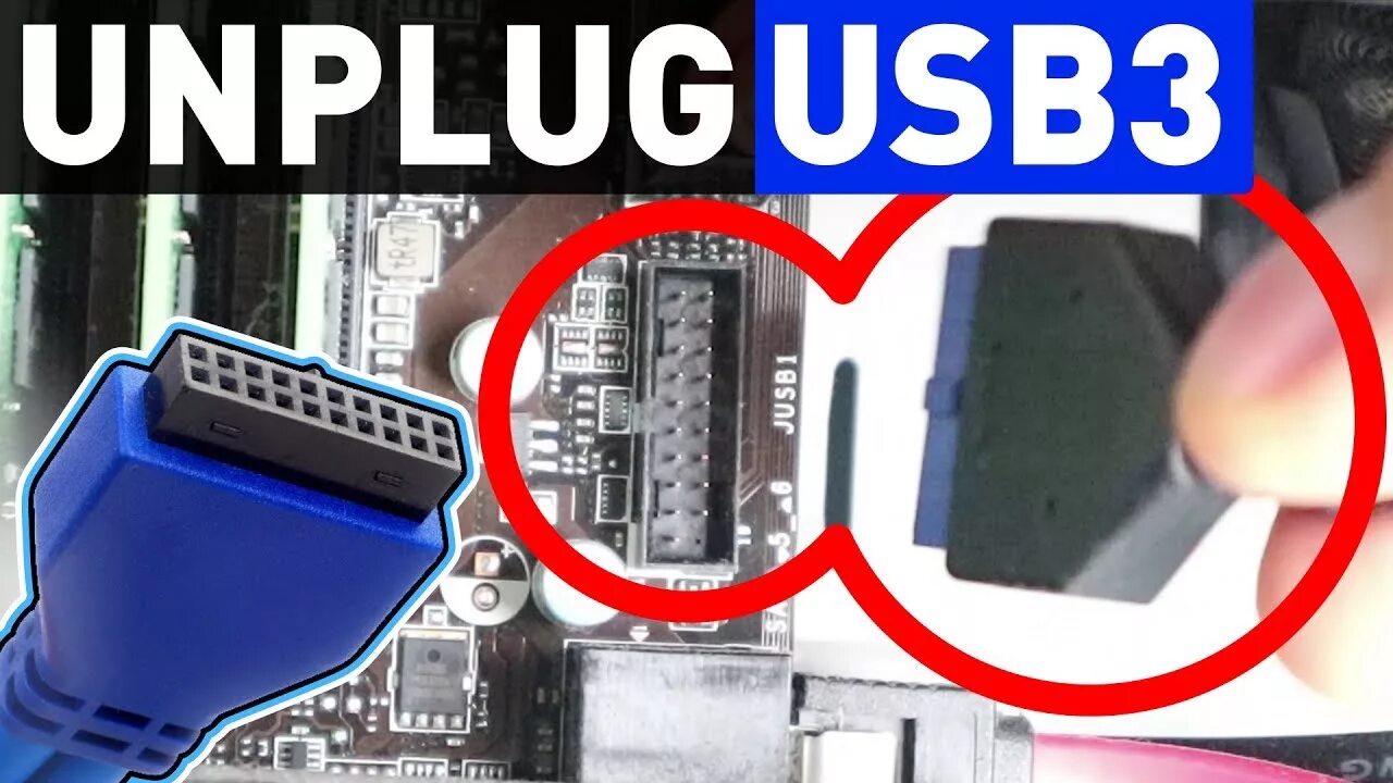 Подключение usb 3 How to Unplug USB 3.0 Connector from Mainboard (Remove, Pull off, Disconnet, Eje