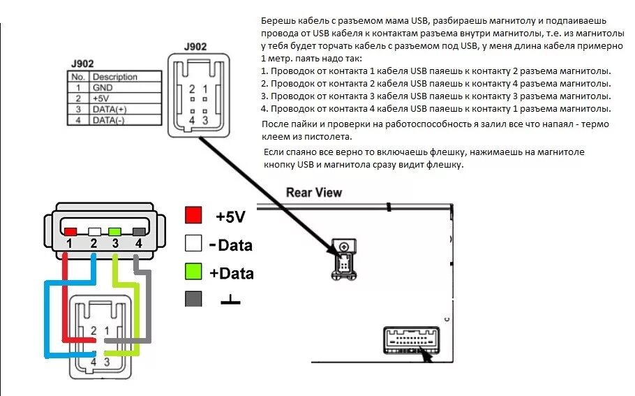 Подключение usb регистратора к магнитоле Установил Clarion PF-3495 - Subaru Forester (SG), 2 л, 2007 года автозвук DRIVE2