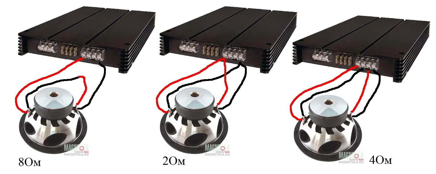 Подключение усилителя 4 ома Помогите новичку рассчитать короб - Мастерская - Форум по Автозвуку на Бас Клубе