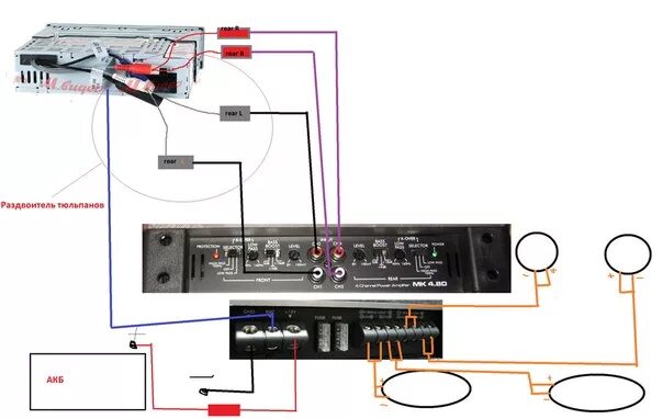 Подключение усилителя без rca Ответы Mail.ru: как подключить усилитель ALPINE MRP-F240