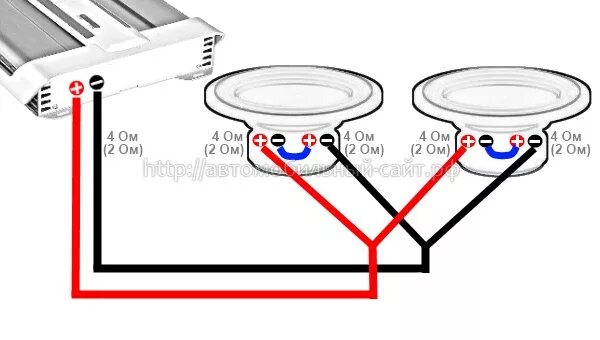 Подключение усилителя в 2 ома колонки Типы подключений - DRIVE2