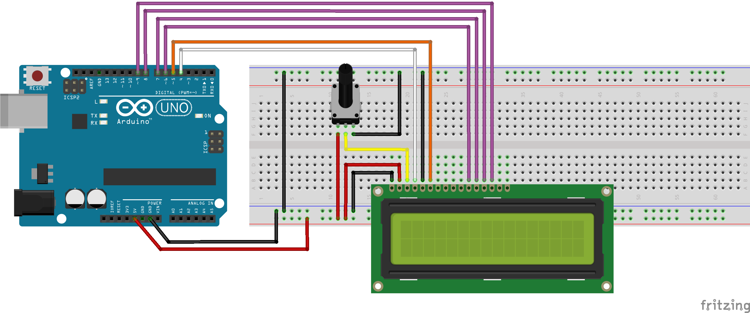 Подключение устройств к arduino Ардуино: вывод текста на ЖК дисплей 1602 Класс робототехники