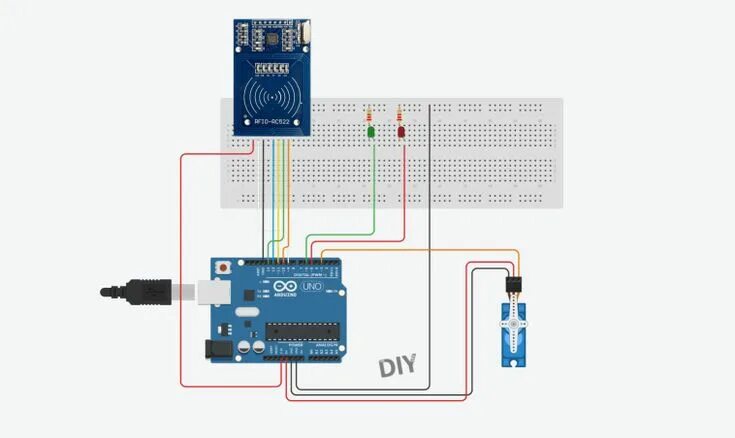 Подключение устройств к arduino Arduino Based RFID Door Lock - Make Your Own - The DIY Life Arduino, Arduino pro