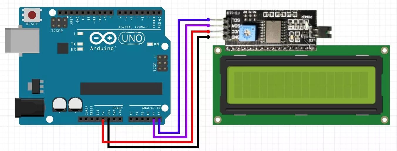 Подключение устройств к arduino lcd1602 + FC-113 первые шаги - DRIVE2