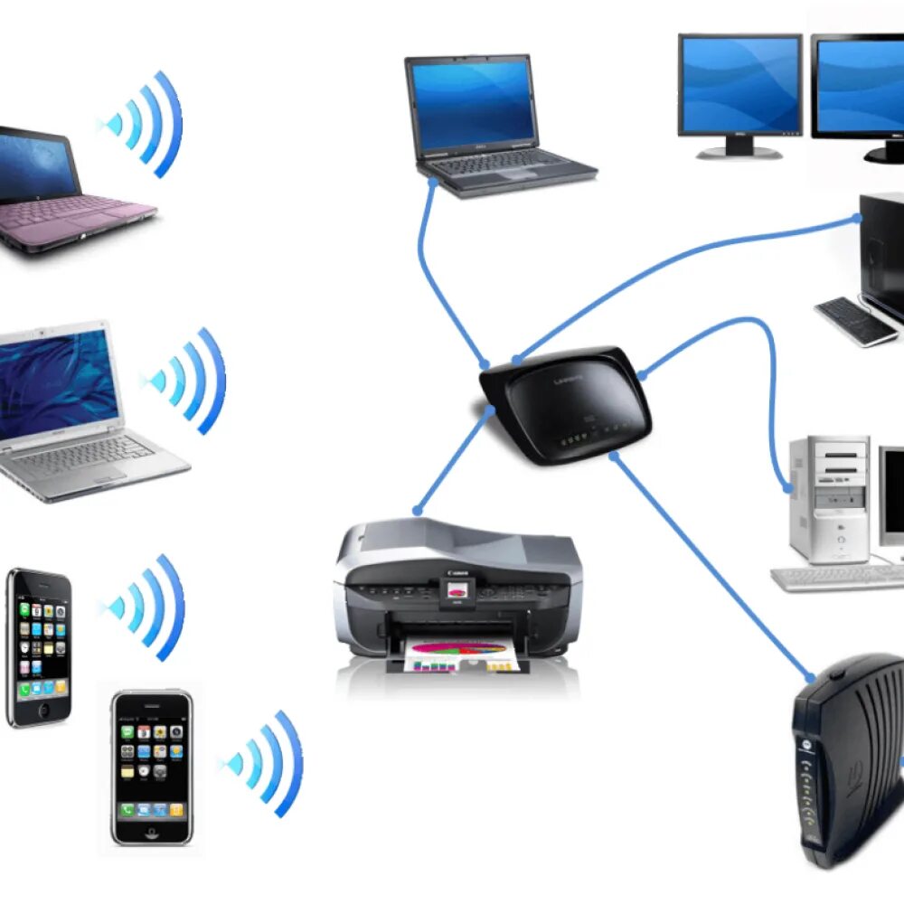 Подключение устройств связи We provide wifi services and IT support Home Villa house Office shop mall school