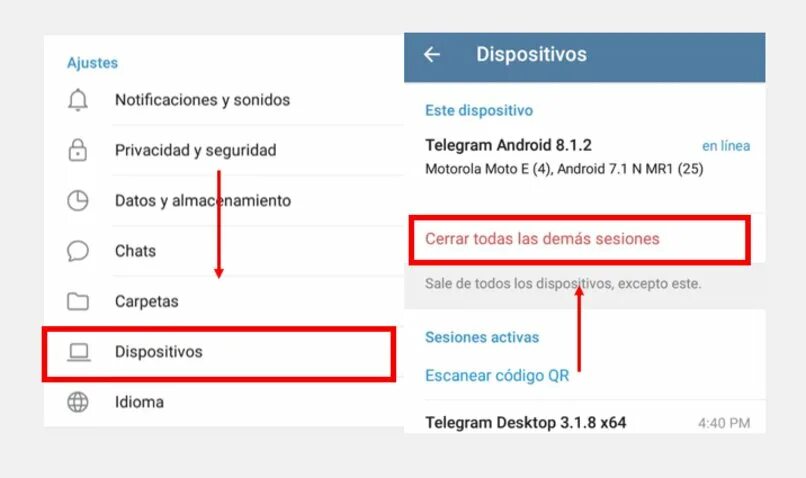 Подключение устройств в телеграмм Cómo Cerrar una Sesión de Telegram Desde el PC? - La Forma Correcta Mira Cómo Se