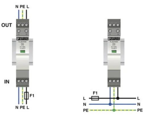 Подключение устройств защиты PLT-SEC-T3-230-FM - 2905229 купить в Казахстане