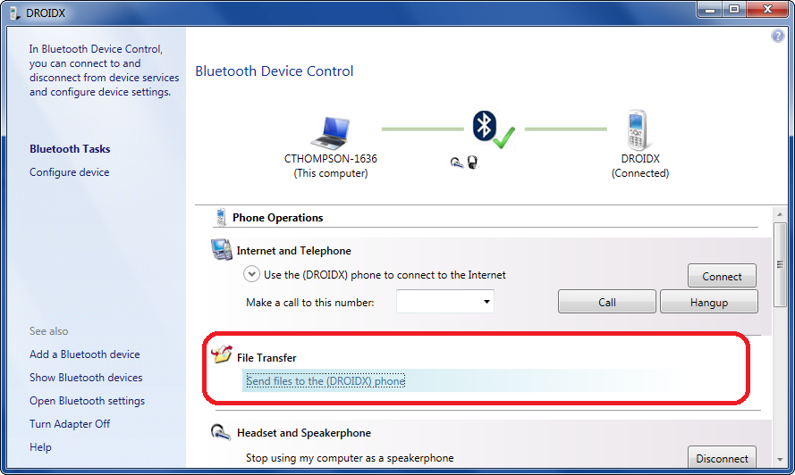 Подключение устройства bluetooth в windows windows - Bluetooth file transfer says "The request could not be honored" - Supe