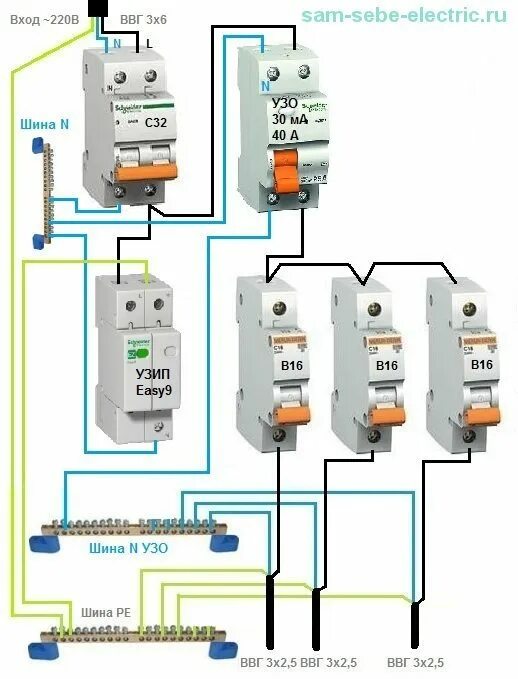 Подключение узип 3 в однофазной сети УЗИП: схема подключения защиты от импульсных перенапряжений