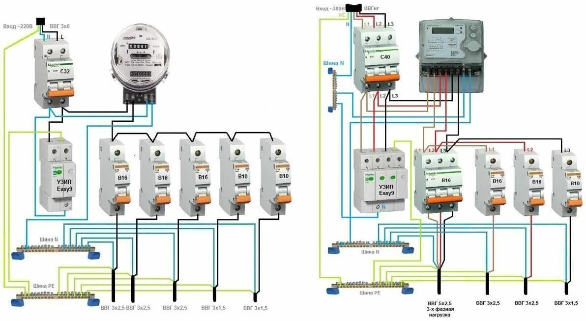 Подключение узип 3 в однофазной сети Узип 3 фазный фото - DelaDom.ru