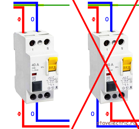 Подключение узо 1 Разница узо типа а и ас: какой тип узо а или ас установить в квартире