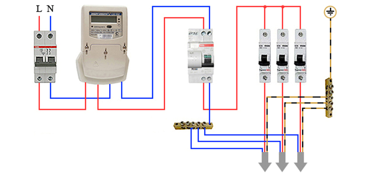 Подключение узо после счетчика Обзор дифференциального автомата 16А