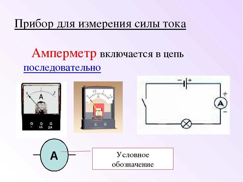 Подключение в электрическую цепь амперметра Скачать картинку ИЗМЕРЕНИЕ ТОКА ВОЛЬТМЕТРОМ № 15