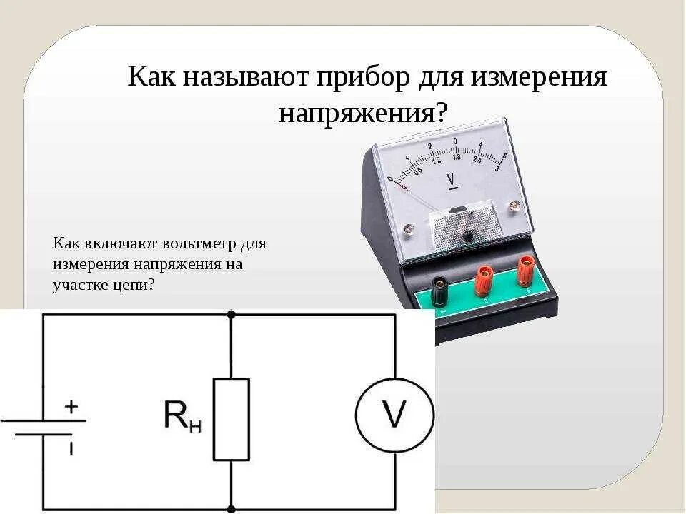 Подключение в цепь электрического напряжения Вольтметр измерение напряжения фото - DelaDom.ru