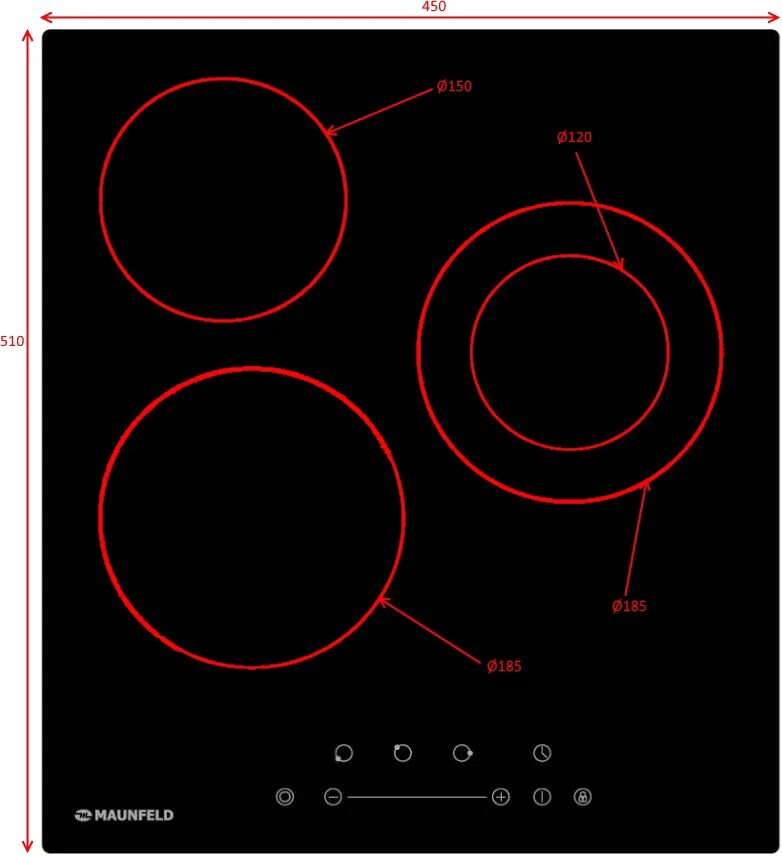 Подключение варочная панель maunfeld cvi292s2fwh lux Варочная панель Maunfeld (Маунфилд) EVCE.453.D-BK по суперцене в магазине magazi