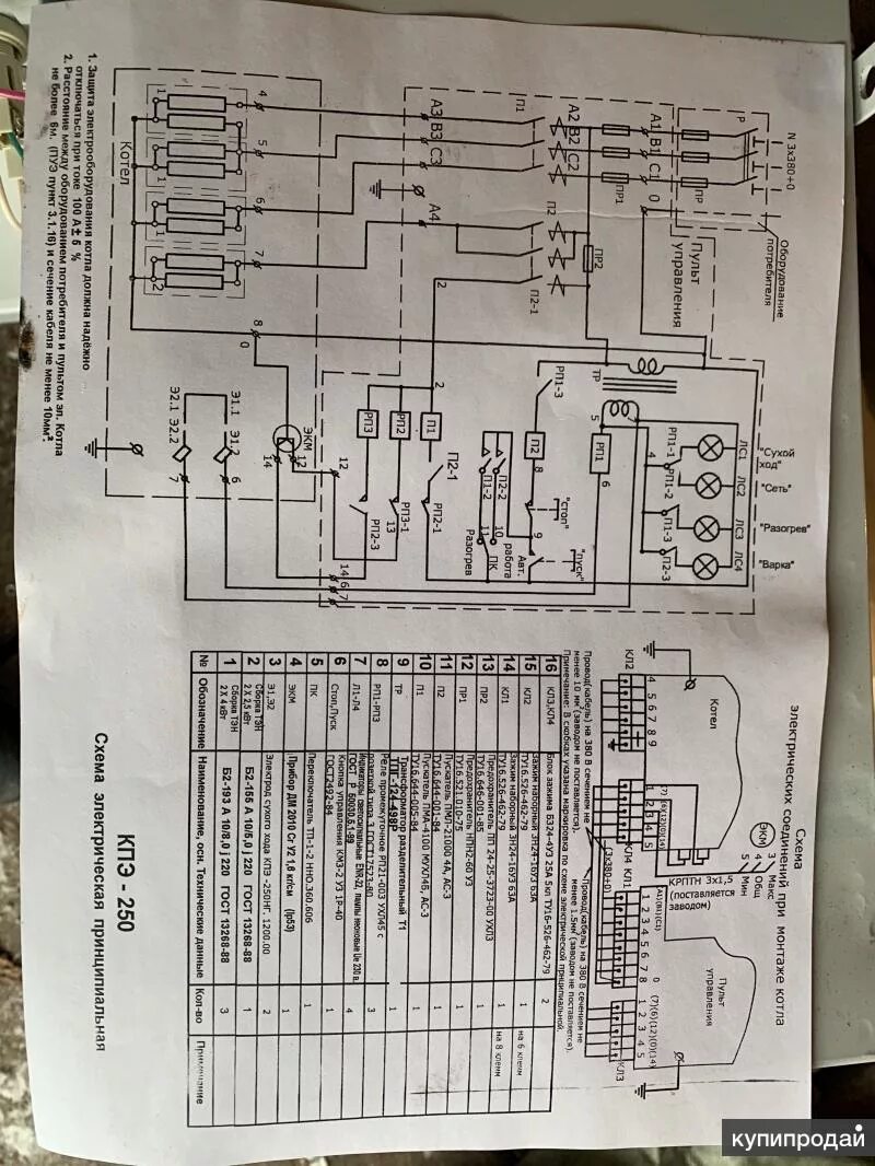 Подключение варочного котла 600 л схема электрическая Блок управления к котлу пищеварочному КПЭ-160, блоки управления