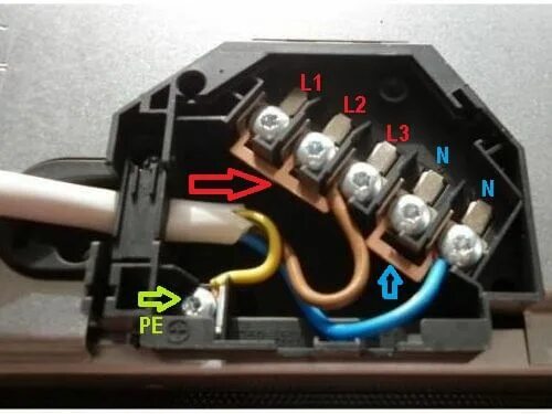 Подключение варочной панели 380в Как подключить варочную панель горение HeatProf.ru