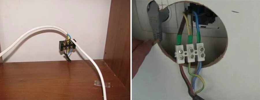 Подключение варочной панели через клеммник Удлинитель на 4 квт для духового шкафа фото Deco-Flat.ru