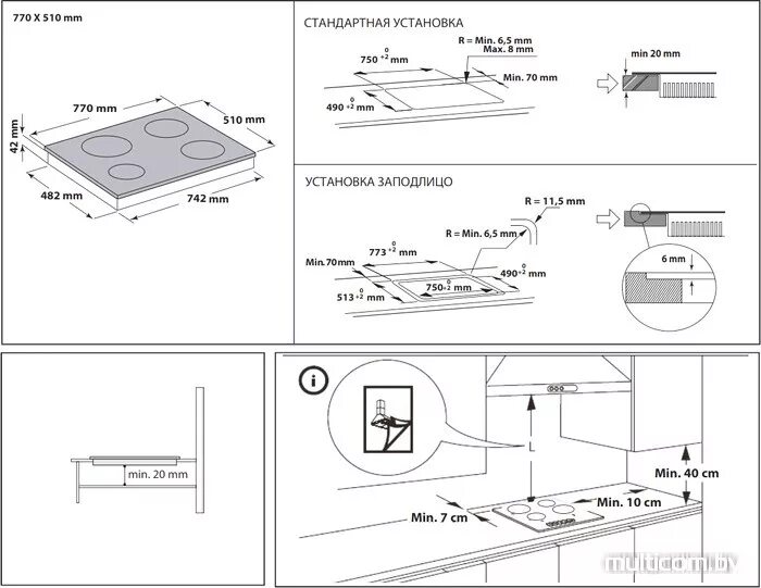 Подключение варочной панели хотпоинт аристон Варочная панель Hotpoint-Ariston HR 714/B купить в Минске ᐈ лучшая цена на Мульт