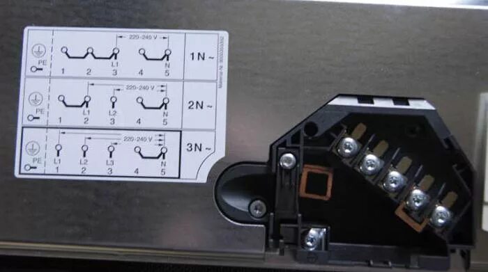Подключение варочной панели к электросети 380 индукционной Подключение варочной панели к электросети. Как подключить духовой шкаф и варочну