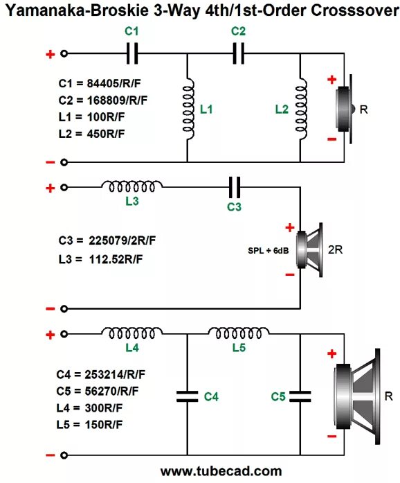 Подключение вч динамиков в акустической системе Bastode-Based Split-Load Phase Splitter and New Crossover Design