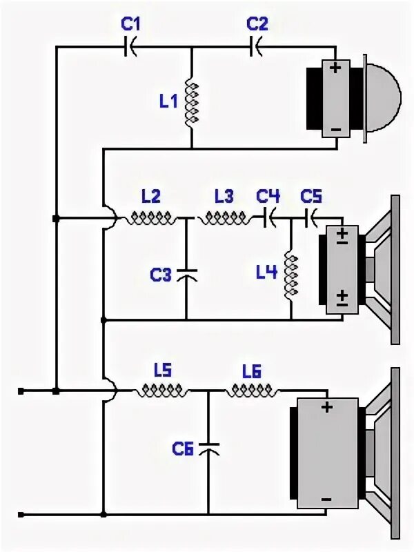 Подключение вч динамиков в акустической системе 3-Way Crossover Calculator / Designer Audio crossover, Speaker box design, Diy a