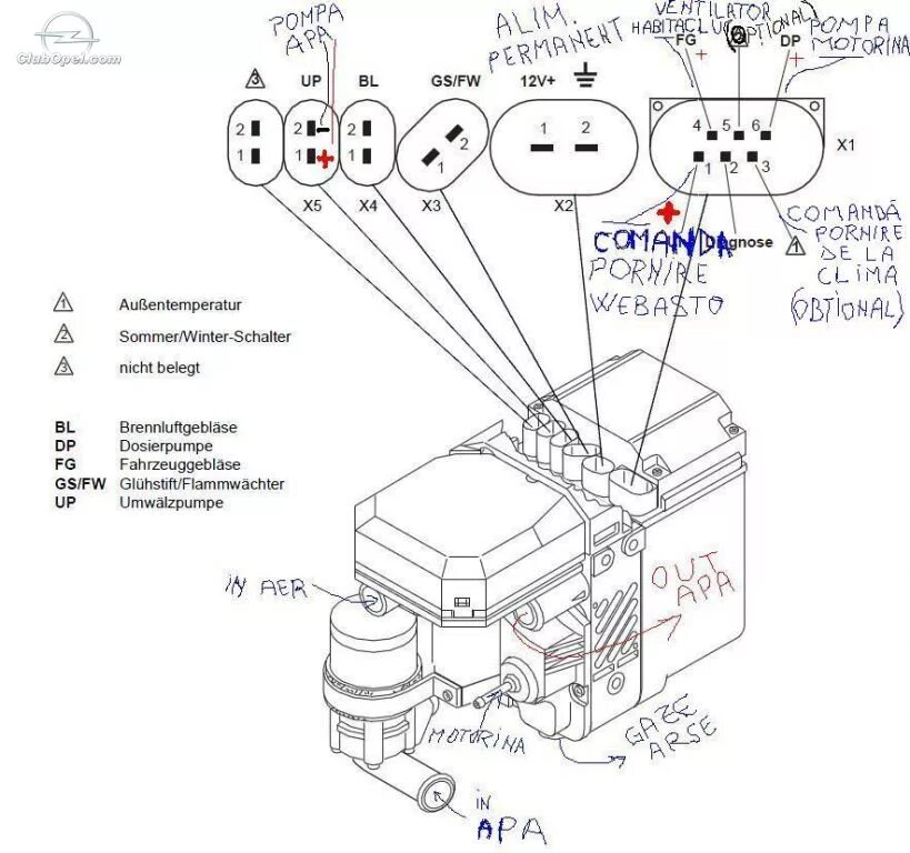 Подключение вебасто к двигателю Webasto Thermo Top Evo 5 Wiring Diagram - Your Ultimate Guide to Wiring Diagrams