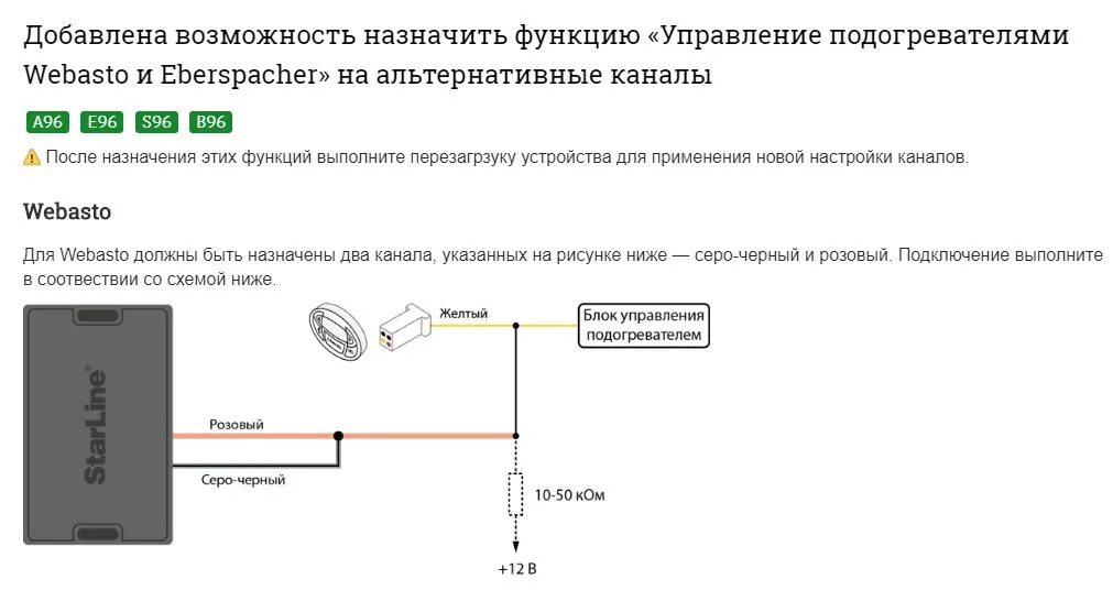 Подключение вебасто к сигнализации старлайн Подключение Webasto к сигнализации - Volkswagen Caravelle (T5), 2 л, 2013 года э