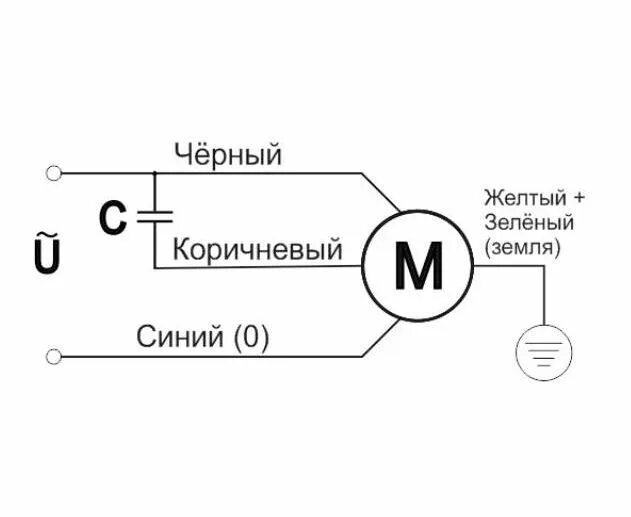 Подключение вентилятора через конденсатор ВР-В2-120-60-Е (ebmpapst) с обратным клапаном вентилятор радиальный - цена в Мос