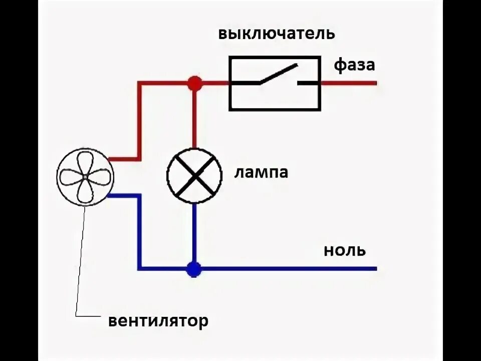 Подключение вентилятора через лампочку Как подключить вентилятор вытяжки к лампочке . Часть 5 . - YouTube