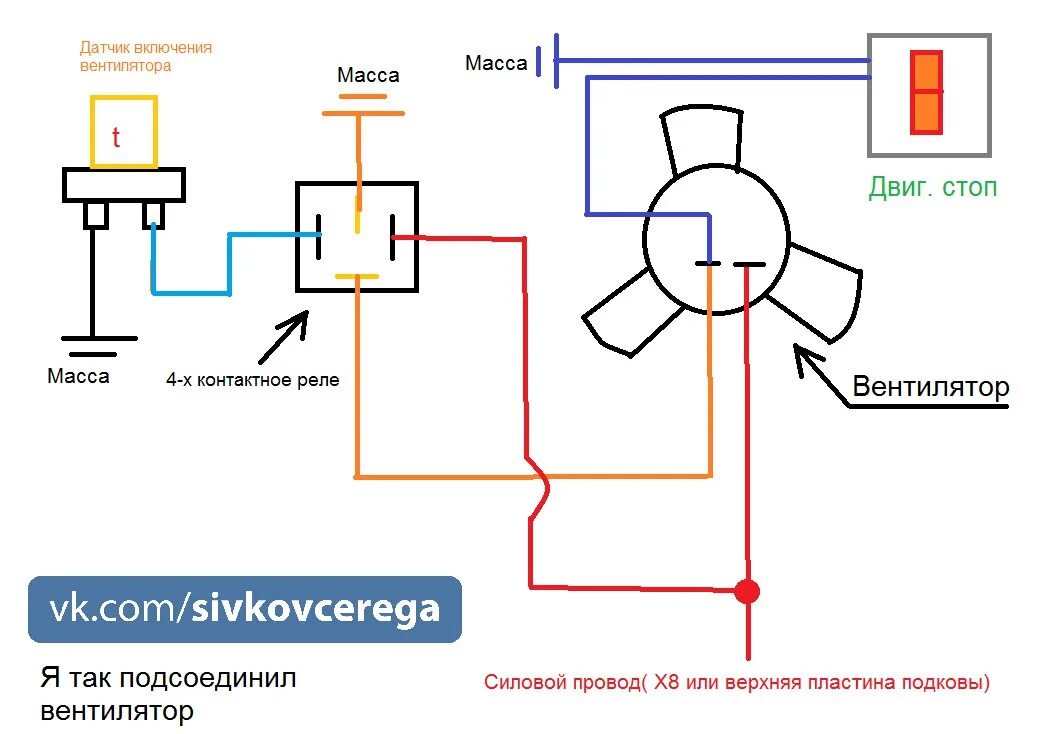 Подключение вентилятора через реле Картинки СХЕМА ПОДКЛЮЧЕНИЯ ВЕНТИЛЯТОРА ЧЕРЕЗ ДАТЧИК