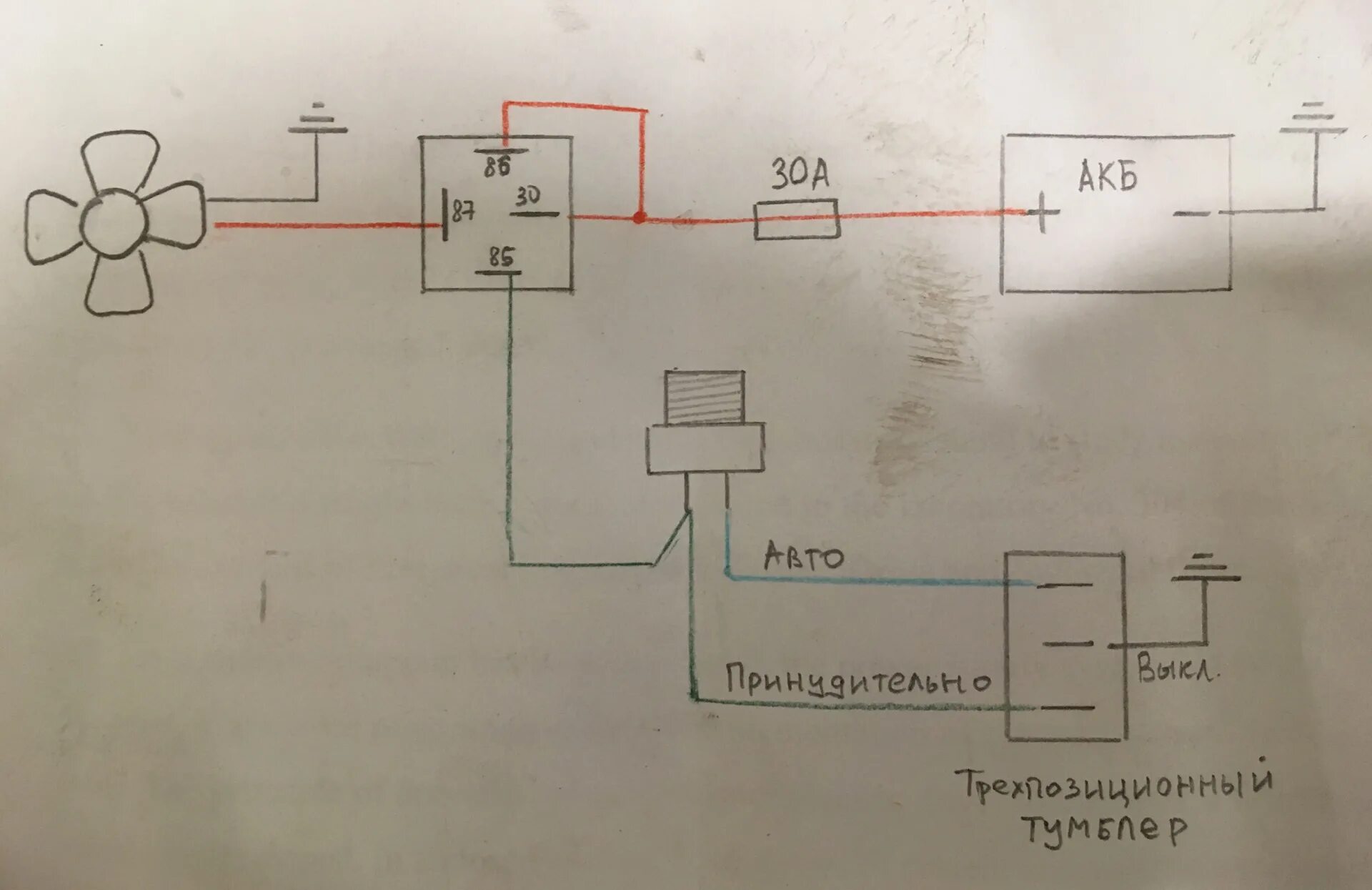 Подключение вентилятора через реле газель 44. Электровентилятор взамен штатного - Lada 4x4 3D, 1,7 л, 1995 года электроник