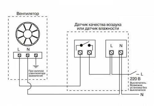 Подключение вентилятора датчиком Канальный датчик относительной влажности Soler & Palau HIG-2 - купить в интернет