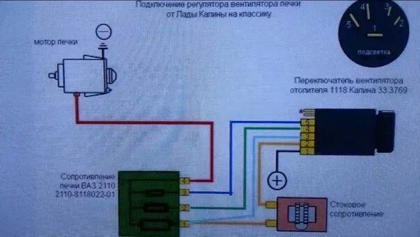 Подключение вентилятора печки ваз 2107 Как подключить печку напрямую ваз 2107 LkbAuto.ru