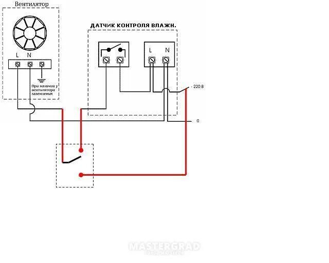 Подключение вентиляторов через датчик Как подключить вентилятор с датчиком влажности: схемы и правила монтажа + советы