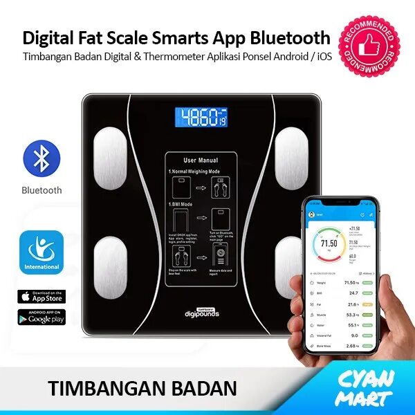 Подключение весов к телефону Фотографии BLUETOOTH SMART SCALE