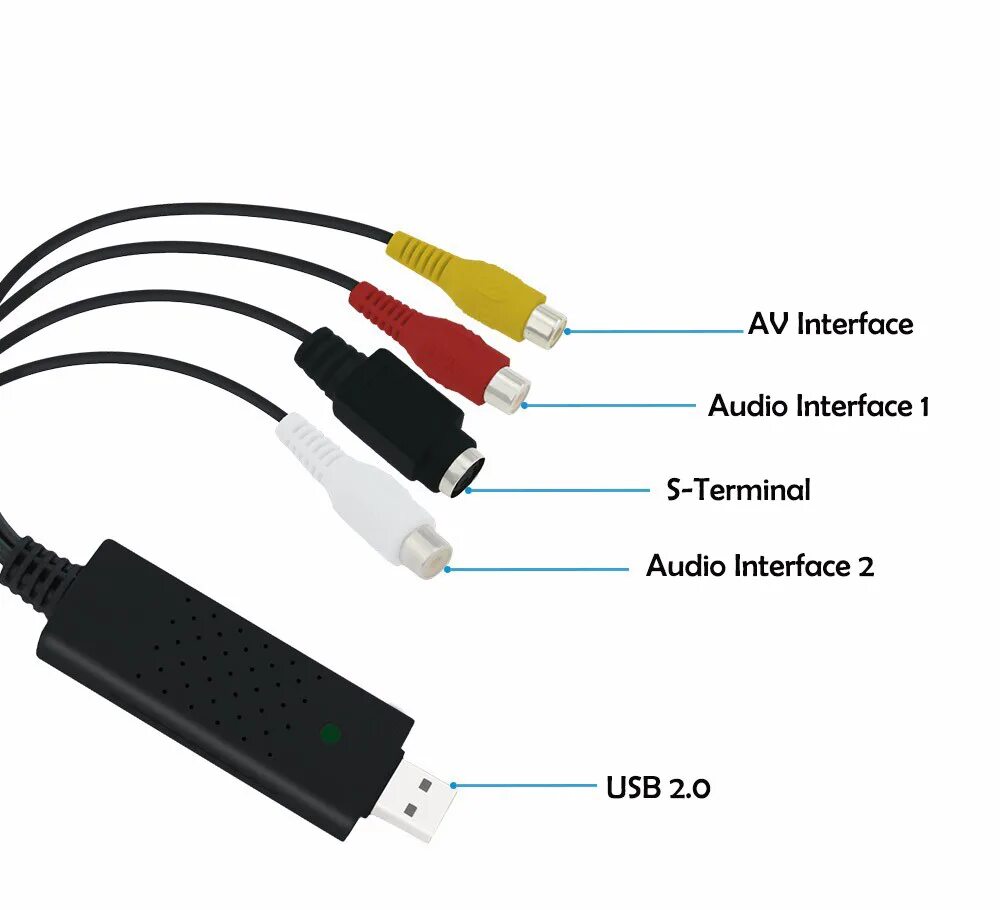 Подключение видео через usb Дешевый Usb Адаптер Преобразователь Аудио Видео Пк Кабели Тв Dvd Vhs Устройство 