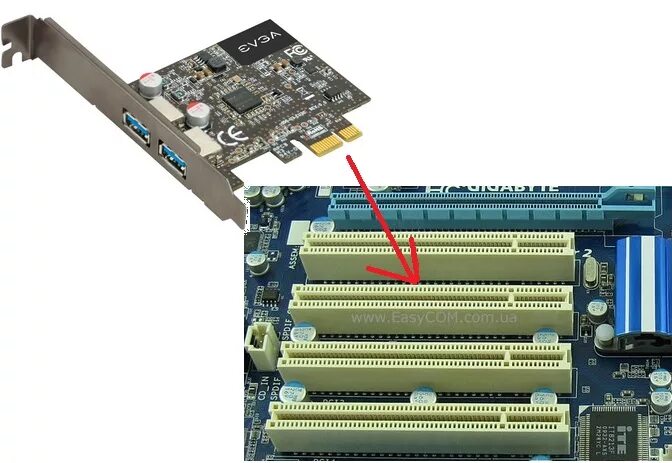 Подключение видеокарт к матери без pci e Ответы Mail.ru: pci слот воткнуть pci-e x1 устройства