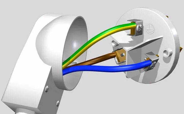 Подключение вилки с заземлением по цветам проводов правильное подключение фазы, ноля и заземления на мощной вилке для плиты Электри