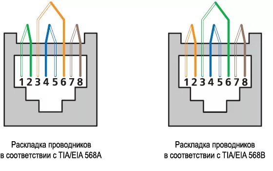 Подключение витой пары 4 к розетке Коннектор Rj-45 Hyperline PLUG-8P8C-U-C6-SH-100 кат. 6/6а экранированный купить 